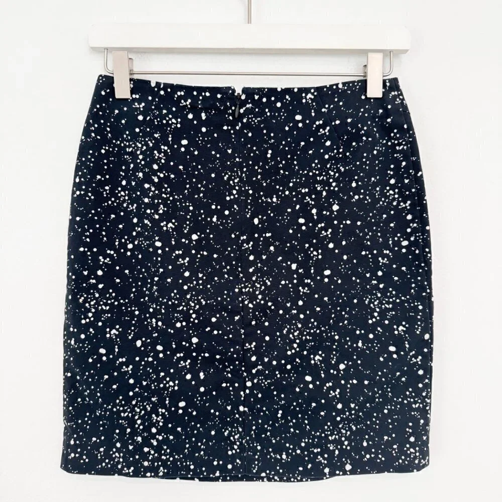 Kate Spade Deer Dot Mini Skirt Business Casual Contemporary Party Polka Dot 0‎